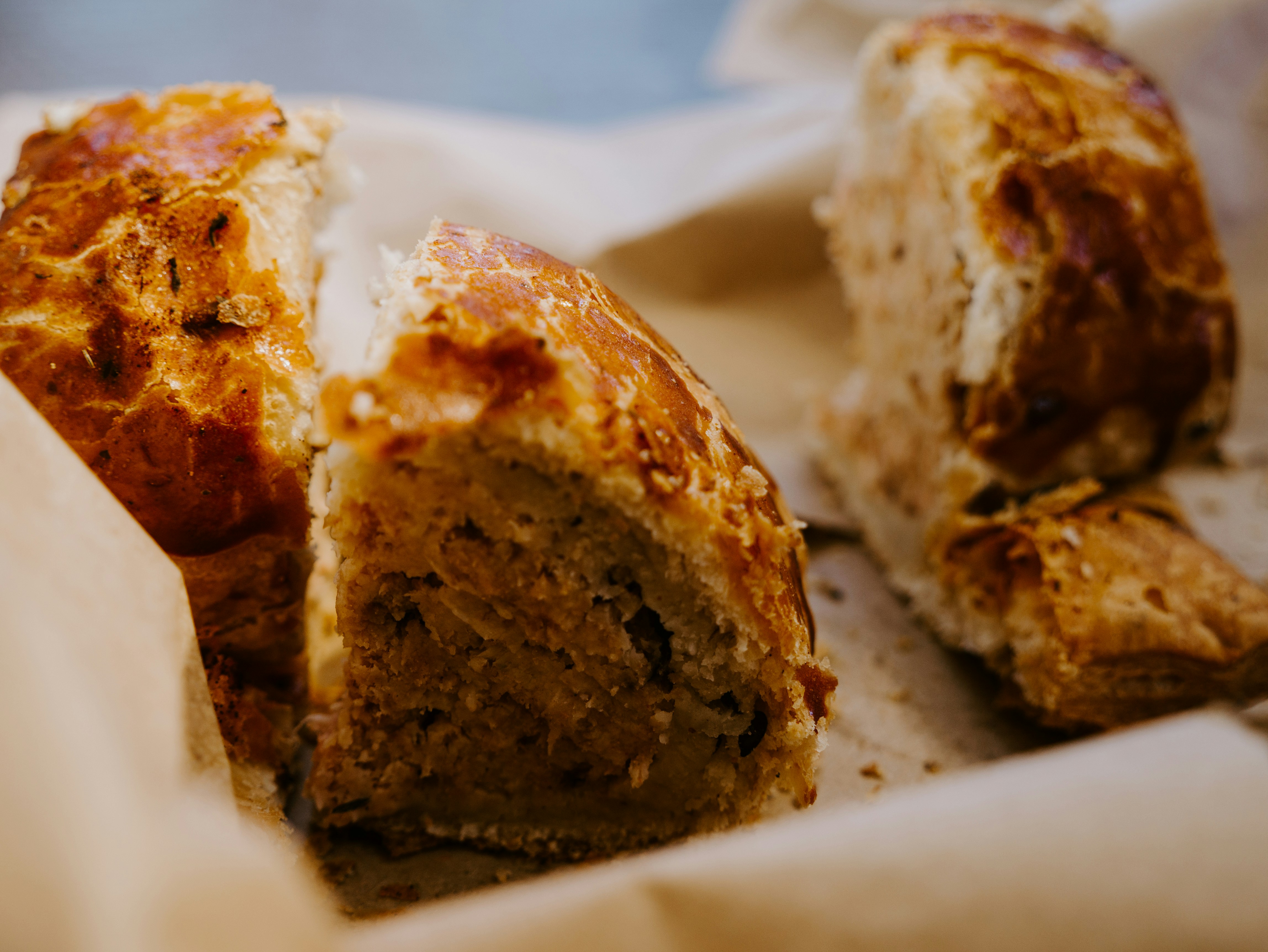 Spicy Harissa and Lamb Sausage Rolls