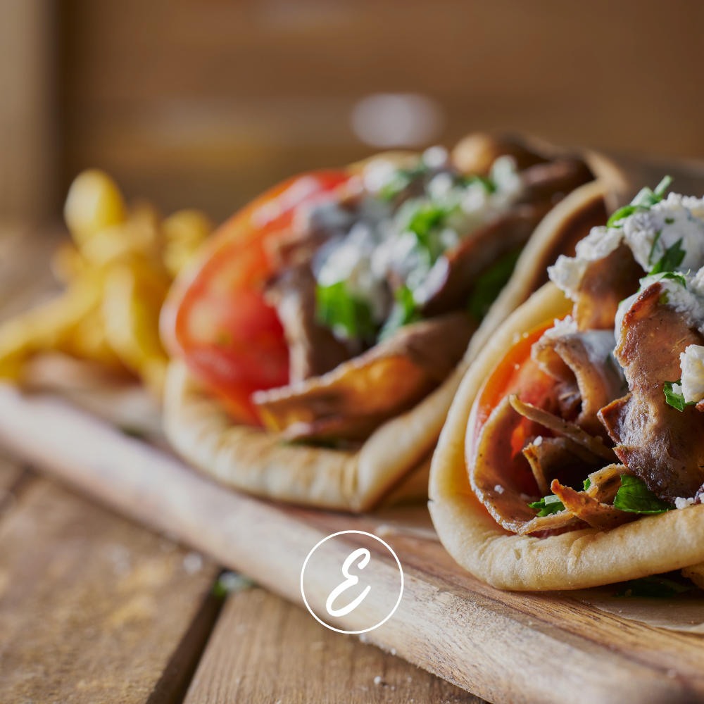 Throw it in the Oven Thursday: Leftover Roast Lamb Pitas with Pickles and Salad