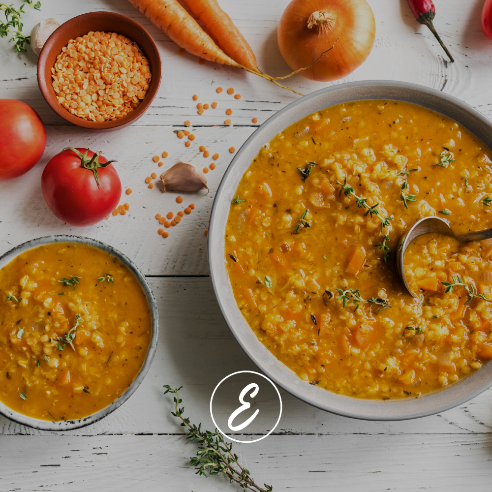 Lentil & Veg Soup with Bone Broth