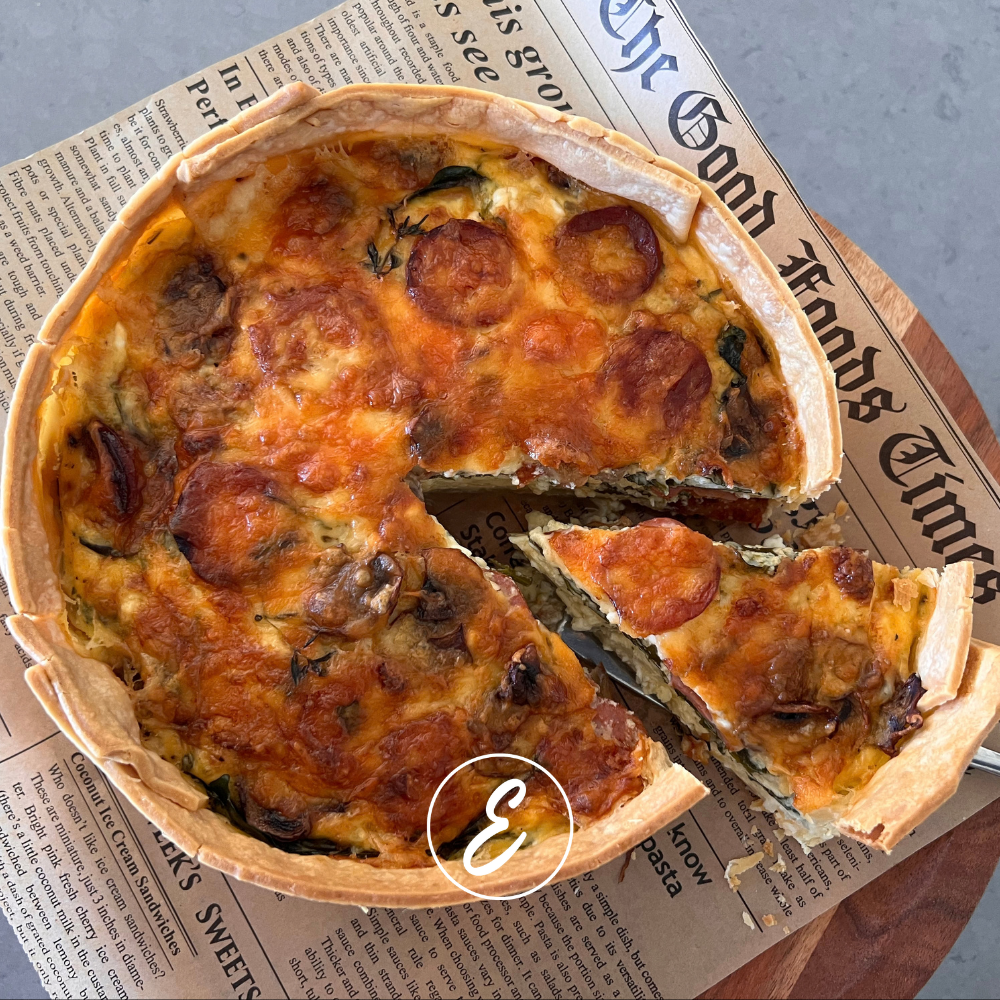 Spanish-Style Cottage Cheese Quiche